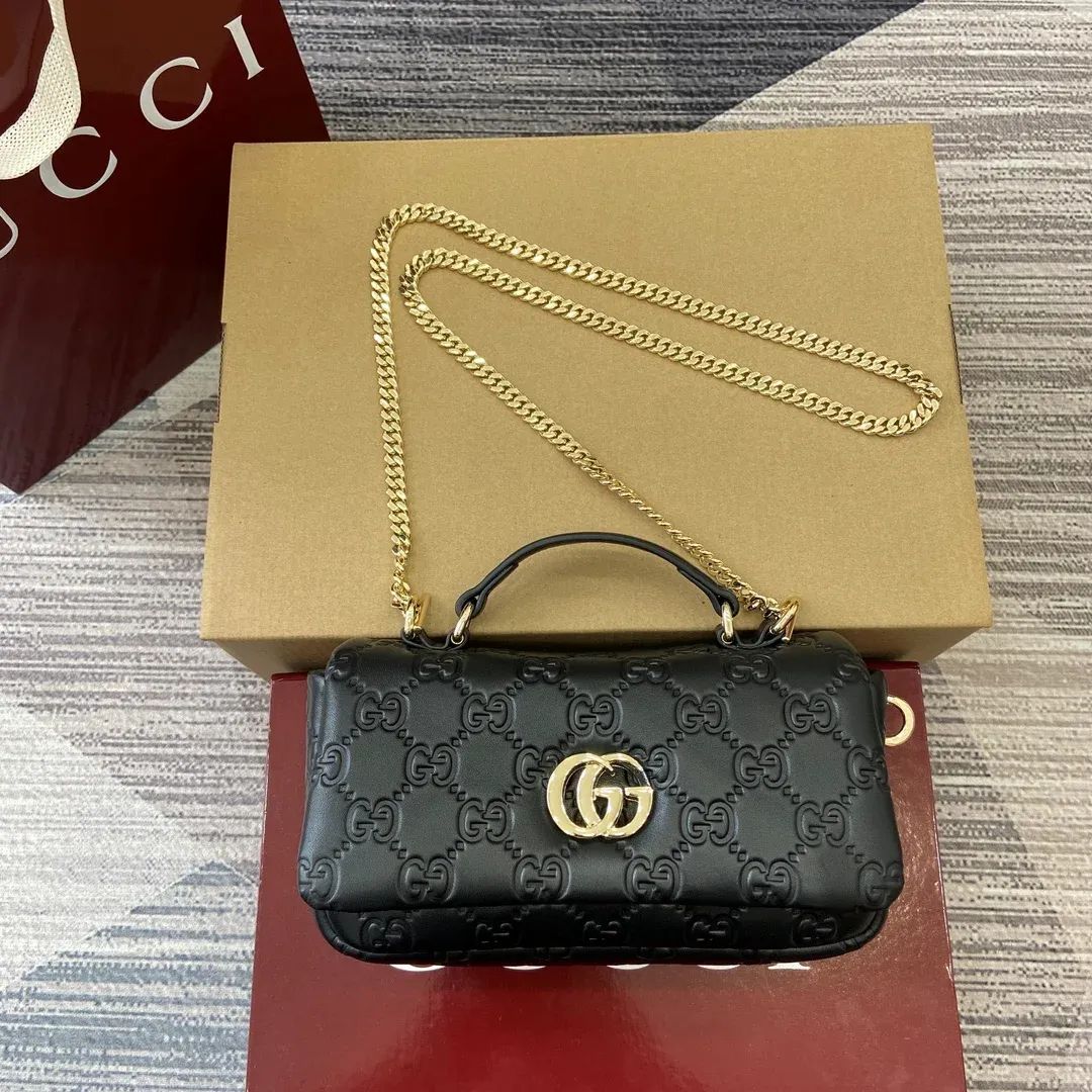 Elvora Tabria Flap Hand Bag Premium Gucci