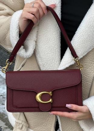 Elvora Tabria Flap Crossbody Bag Coach Red