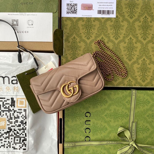 Elvora Tabria Flap Crossbody Bag Gucci Marmont