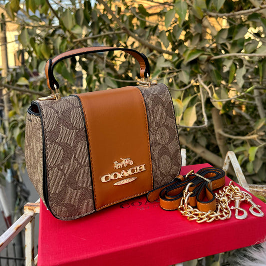 Elvora Tabria Flap Crossbody Bag Coach